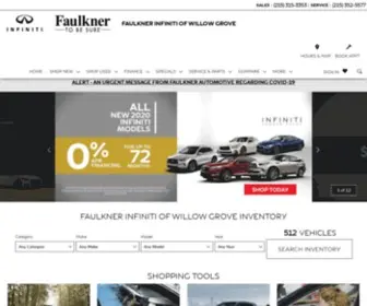 Faulknerinfinitiwillowgrove.com(Faulkner INFINITI of Willow Grove) Screenshot