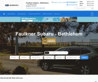 Faulknersubarubethlehem.com Screenshot
