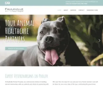 Faulkvilleanimalhospital.com(Pooler and Effingham) Screenshot