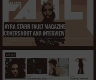 Fault-Magazine.com(FAULT Magazine) Screenshot