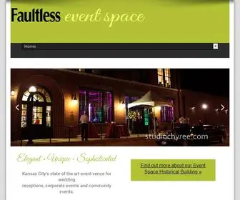 Faultlesseventspace.com(Faultless Event Space) Screenshot