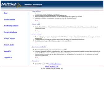 Faultline.com(Faultline Network Solutions) Screenshot