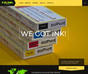 Faunana.com(Ink supplier) Screenshot