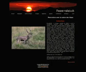 Faune-Valais.ch(Roland Clerc) Screenshot