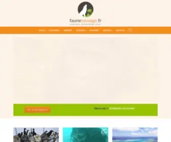 Faunesauvage.fr(Retrouvez toute l'actualité liée à la faune sauvage et à la biodiversité) Screenshot