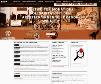 Fau.org(Freie Arbeiter) Screenshot