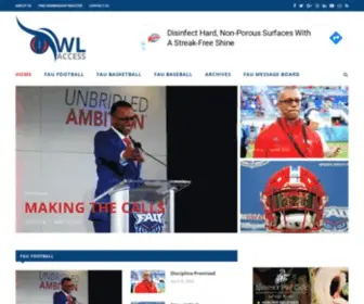 Fauowlaccess.com(FAU Owls Football) Screenshot