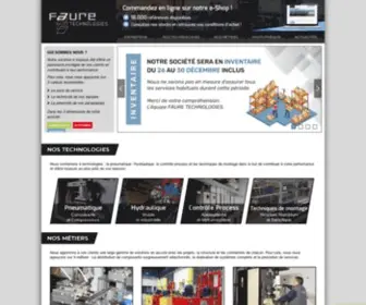 Faure-Technologies.com(Faure Technologies : Spécialiste des process industriels) Screenshot