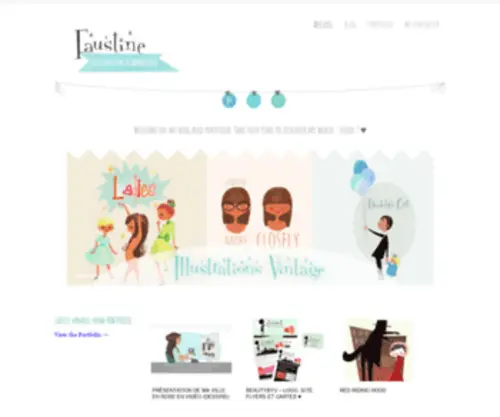 Faustine-BD.com(Faustine, le blog Arty) Screenshot