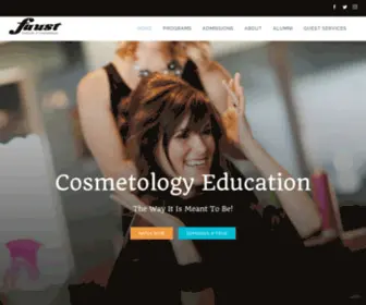 Faustinstitute.com(Faust Institute of Cosmetology) Screenshot