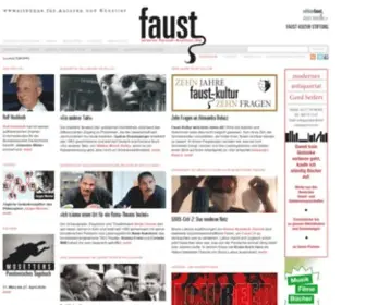 Faustkultur.de(Faust Kultur) Screenshot