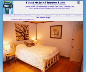 Faustmotel.us(Adirondack Lodging) Screenshot