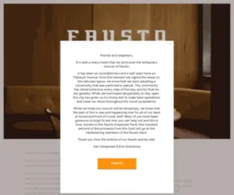 Faustobrooklyn.com(Fausto) Screenshot