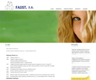 Faustos.cz(Faust z.s) Screenshot