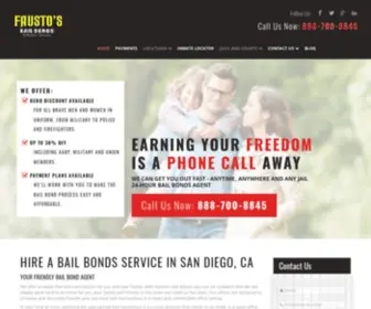 Faustosbailbonds.com(Bail Bonds) Screenshot