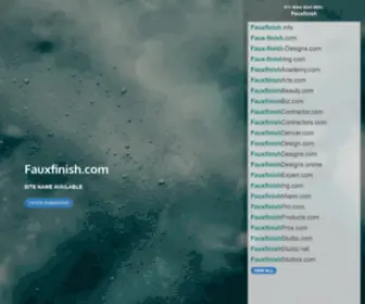 Fauxfinish.com(Faux) Screenshot