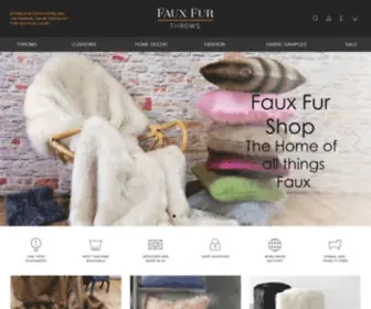 Fauxfurthrows.com(The Faux Fur Company Ltd) Screenshot