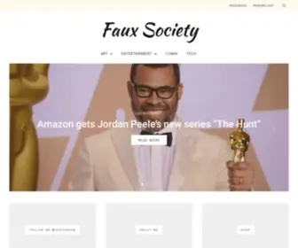 Fauxsociety.com(Faux Society) Screenshot