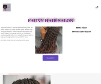 Fauxyhairsalon.com(FAUXY HAIR SALON Fauxy Hair Salon) Screenshot