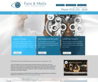 Favamariaeyecare.com(Eye Care Center) Screenshot