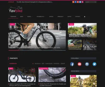 FavBike.de(Favorite Bike ist eine Plattform für unabhängige Testberichte sowie Neuigkeiten aus allen Bike) Screenshot