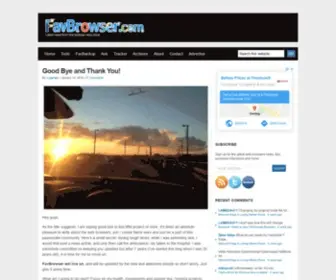 FavBrowser.com(Web Browser News and Reviews About Your Favorite Web Browser. Internet Explorer (IE)) Screenshot