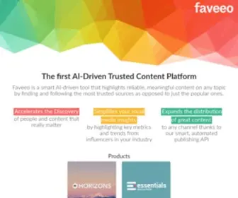 Faveeo.com(FAVEEO) Screenshot