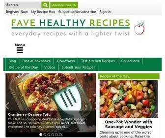 Favehealthyrecipes.com(Free Healthy Recipes) Screenshot