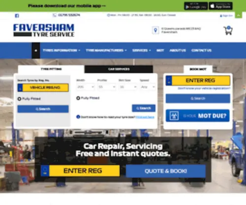 Favershamtyres.com(Buy Cheap Tyres Faversham) Screenshot