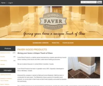 Faverwoodproducts.com(Faver Wood Products) Screenshot