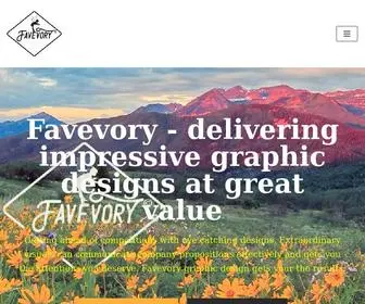 Favevory.com(Impressive graphic design services at great value) Screenshot