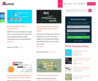 FavFacts.com(Blog Related to Innovation) Screenshot