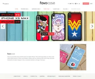 Favocase.com(Customized case and cover for iPhone Samsung iPod and more) Screenshot