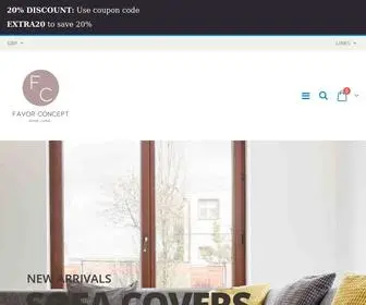 Favorconcept.com(Favor Concept Sofa Covers) Screenshot