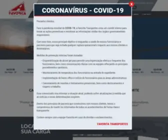 Favorita.com.br(Favorita Transportes) Screenshot