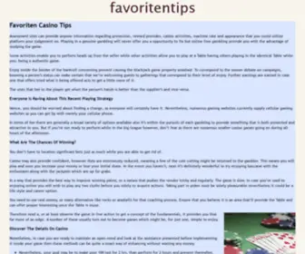 Favoritentips.com(Favoritentips) Screenshot