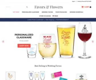 Favorsandflowers.com(Wholesale Wedding) Screenshot