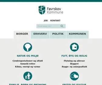 Favrskov.dk(Favrskov Kommune) Screenshot