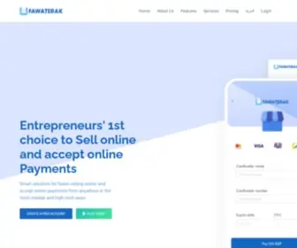 Fawaterk.com(الاختيار الأول لرواد الأعمال لتسهيل تدفق المدفوعات) Screenshot