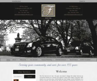 Fawcettfuneralhomes.com(Fawcett Funeral Home) Screenshot