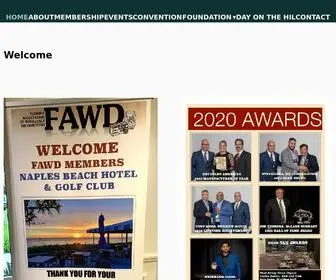 Fawd.org(Florida Association of Wholesale Distributors) Screenshot