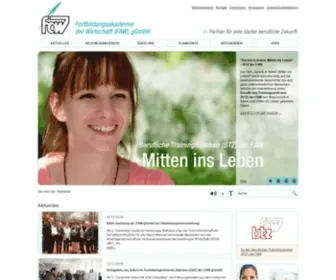 Faw.de(Bildungsträger) Screenshot