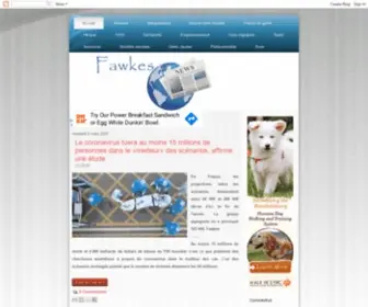 Fawkes-News.com(Guy Fawkes News) Screenshot