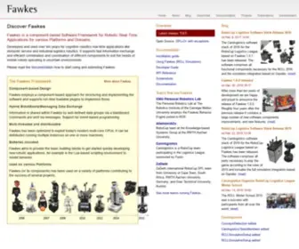 Fawkesrobotics.org(Robot Software Framework) Screenshot