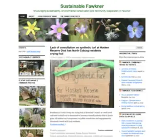 Fawkner.org(Sustainable Fawkner) Screenshot