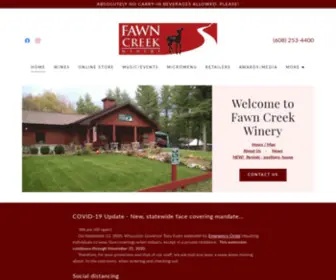 Fawncreekwinery.com(Fawn Creek Winery) Screenshot