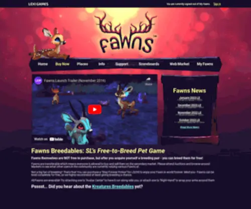 Fawns.org(Fawns) Screenshot