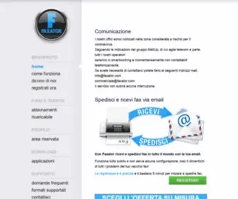 Faxator.com(Il tuo Fax Virtuale via Internet) Screenshot