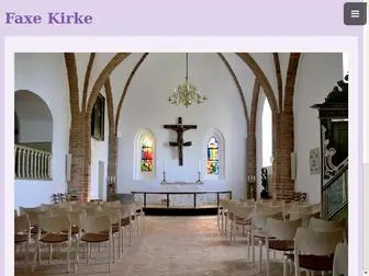 Faxekirke.dk(Faxe Kirke) Screenshot