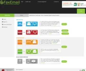 Faxemail.co.za(faxemail) Screenshot